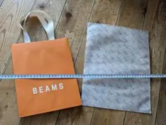 BEAMS　ショップ袋　不織布バッグ　匿名配送のサムネイル