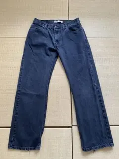 levi's 505 リーバイス　ブラックデニム　黒ジーンズ　古着