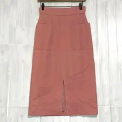 スローブイエナ　ポケットロングタイトスカート　ピンク　36 / S