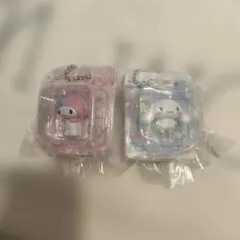 サンリオ パッケージミニチュアコレクション ガチャガチャ チャーム 2つセット