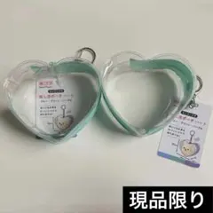 ・\最安値/ラスト‼️推し活ポーチ ハート型【2個】グリーン 黄緑のサムネイル