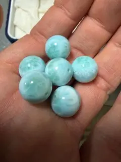 ラリマー 天然石 6点