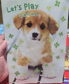 平成レトロ　Let'sPlaywithme.コーギー　ノート