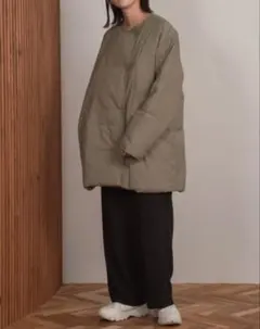 【値下げ】lawgyミディキルティングマフラーセットアウター