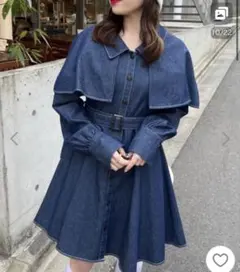 OLIVE des OLIVE ケープ付きミニワンピース　最終値下げ