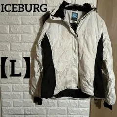 ICEBURG 【L】スキーウェア ホワイト/ブラック