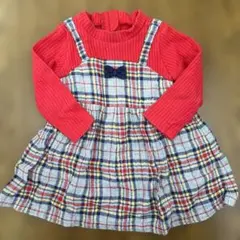 ミキハウス　ワンピース 80