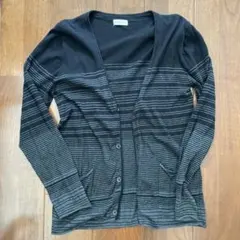 NANO UNIVERSE ストライプカーディガン