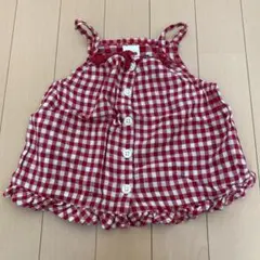 é.a.B ギンガムチェック キャミソール 90