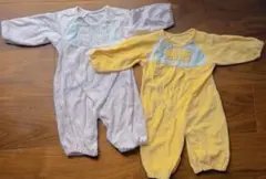 2wayオール　ロンパース カバーオール　50〜60cm 2点セット