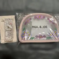 PAUL & JOE 花柄ポーチとリップケースセット
