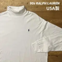 90s RALPH LAUREN ラルフローレン USA製 タートル ロンTのサムネイル