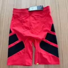 adidas アディゼロ ランニングタイツ 新品 未使用 レッド系 XS