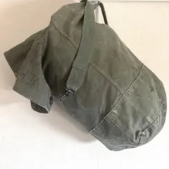 ミリタリー　キャンバスダッフルバッグ　40s〜50sビンテージ　大容量　肩掛け可