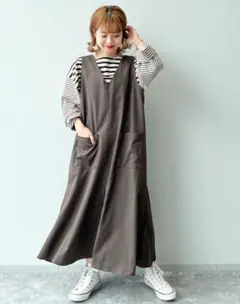 新品 ナチュラルByクリップ Eシャンブレーパフワンピース 2025年