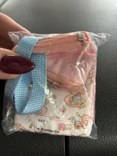 サンリオキャラクターズ レトロレッスンバッグミニキーホルダー　キキララ