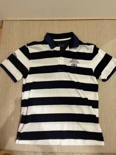 【未使用】BEVERY WILLS POLO CLUB ポロシャツ ボーダーのサムネイル