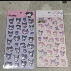 ぷくっとシール　サンリオ 　マイメロディ　クロミ　　シール　キャラクターズ