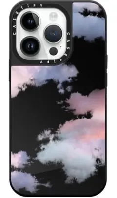 62 CASETiFY ミラー iPhone 14 Pro ケース　Clouds