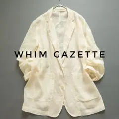 美品✨ ウィムガゼット 24SS ラミージャケット リネン100% シアーのサムネイル