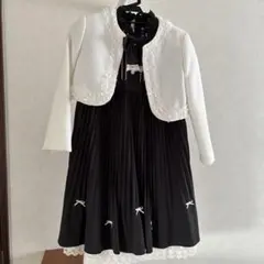 LiliLundi 黒のフォーマルドレス　130センチ