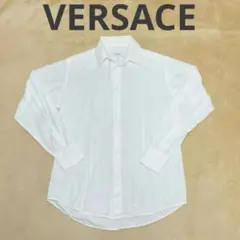 Versace Collection　ホワイト ストライプ 長袖ドレスシャツのサムネイル