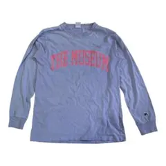 90s RUSSELL ラッセル ロゴプリント 長袖 Tシャツ ロンT