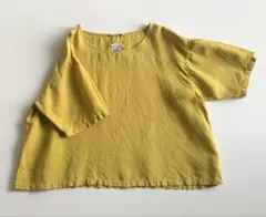 IDEE POOL いろいろの服 リネン100% プルオーバーブラウス