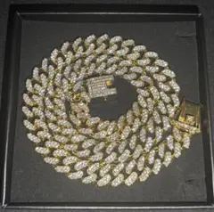 ✨️最高級品✨️60cmマイアミキューバンチェーンネックレスゴールド