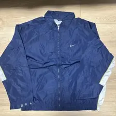 90s NIKE ナイキ ナイロン ジャケット 刺繍ロゴ ワンポイント