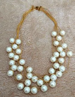 パールデザイン ネックレス