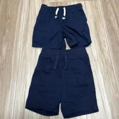 GAP ネイビー ハーフパンツ 2枚セット