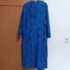 ロングシャツワンピース 長袖