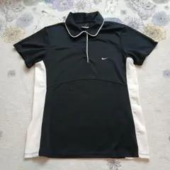 Nike ナイキ　DRI-FIT ブラック　ポロシャツ L　ゴルフ　スポーツのサムネイル