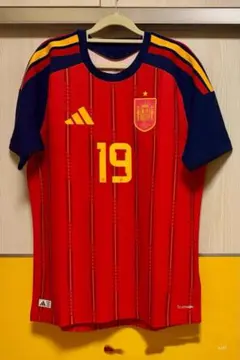 サッカー スペイン代表 ラミン・ヤマル ユニフォーム 19 L