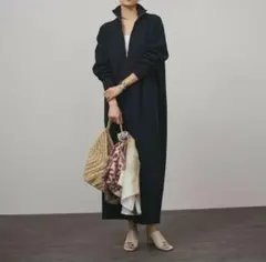 ☆ご予約品 新品未使用 BRILL ロングシャツワンピース ブラック - メルカリ