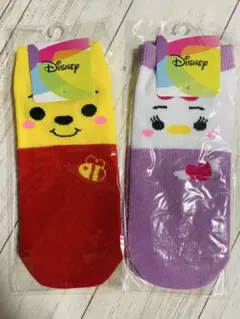 Disney キャラクターソックス 2足セット