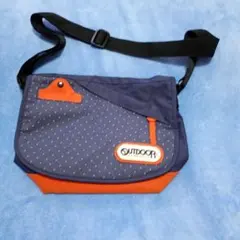 OUTDOOR　ジョルダーバッグ　ネイビー　オレンジのサムネイル