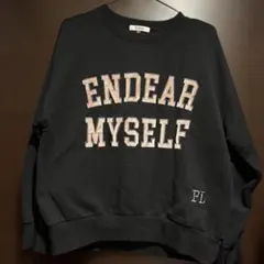 ピンクラテ160 Lスウェット ブラック トレーナー