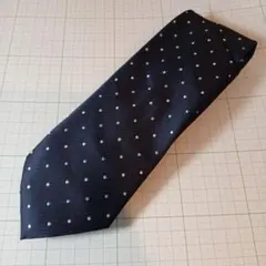 BRICK HOUSE ネイビー ドット柄 ネクタイ 中古