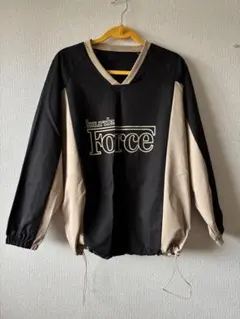 SHEIN dazy Vネックルーズプルオーバーブラウス　レタープリント　M