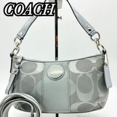 COACH Signature 2way Shoulder Bag y2k