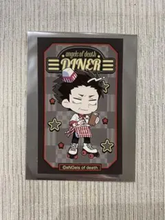 殺戮の天使 キャラウムカフェ エディ 3点セット 缶バッジ カード