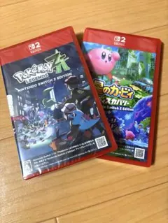 ポケモン ZA & 星のカービィディスカバリー 新品未開封 シュリンク付き