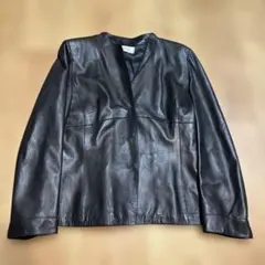 ブラック　レザージャケット レディース