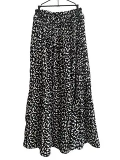 【値下 美品】アニマルプリント ロングスカート Mサイズ Lサイズ