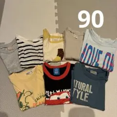 90サイズ　子供服 Tシャツ8枚 まとめ売り