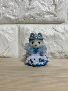 シルバニア ゆめいろ赤ちゃんプリンセスセット ハスキーの赤ちゃん