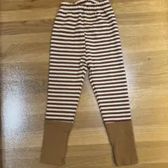 韓国子供服　レギンス　ボーダー