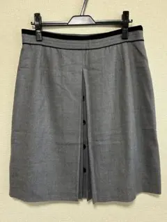 INDIVI大きいサイズ44前ボタンスカート⭐︎5867